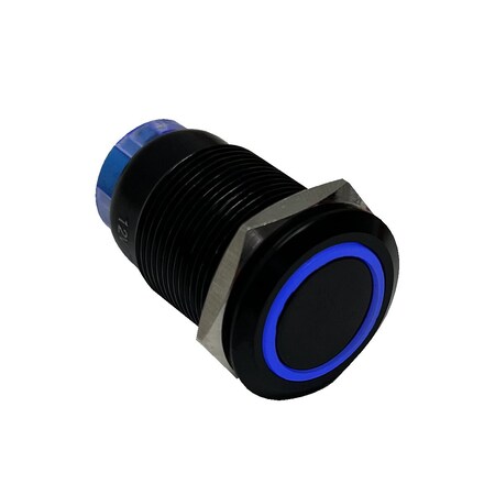 Race Sport 12V 19mm Momentary Function Pre-Wired Switch with RED LED RSMB19MMR